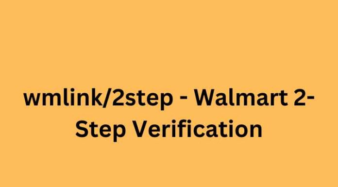 wmlink/2step – Walmart 2-Step Verification wmlink2step