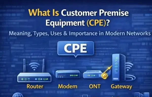 Customer Premise Equipment (CPE): Meaning, Types, Uses, and Why It Matters in Modern Networks Customer Premise Equipment