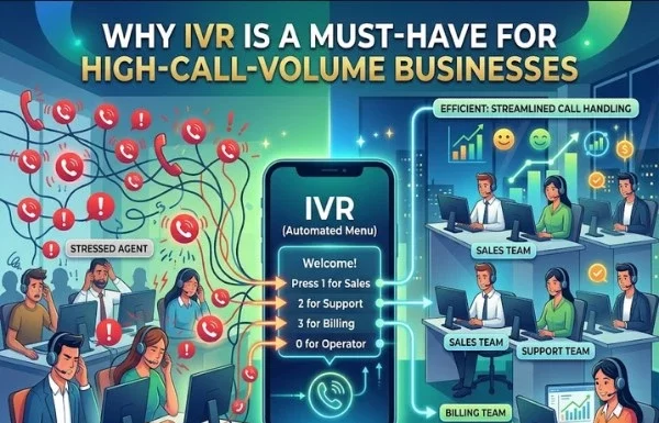 Why IVR is a Must-Have for High-Call-Volume Businesses Why IVR is a Must-Have for High-Call-Volume Businesses