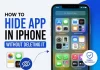 How to hide app in iphone without deleting it How to hide app in iphone without deleting it